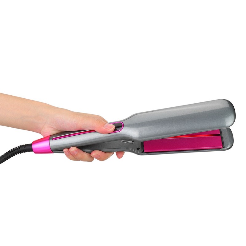 Anion LED Electric Ceramic Infrared Hair Straightener Hairdressing Tool