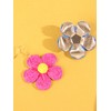 Flower Earrings for Women 3D Sunflower Dangle Earrings Dainty Stud