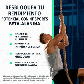 NF Sports Beta-Alanine, Beta-Alanina CarnoSyn en Polvo sin Sabor 320 gr