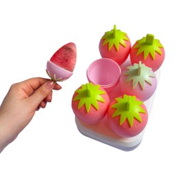 Noguez. Molde para Paletas de Hielo Reutilizable y de Fácil Liberación, Moldes Popsicle, Moldes de Plastico para Helados, Molde de Mini Helado, Ice Cream Mold. (Seis Rejillas)