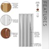 PVC Foldable Accordion Doors or Privacy Room Divider for Internal