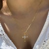 Lexody cross necklace for women CZ Cross Pendant Dainty SimpleTrendy
