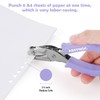 AEFFNOC Single Hole Punch, One Hole Puncher with Soft Grip