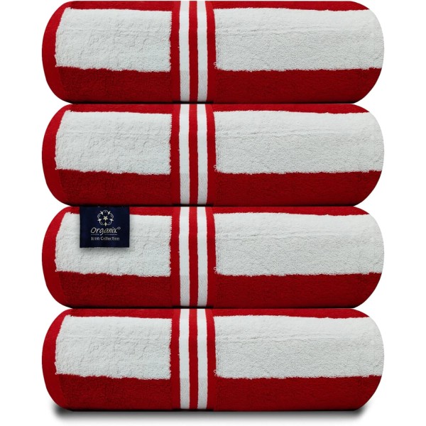 Does not apply Organix Cabana Striped Beach Towel 36"X72", Large