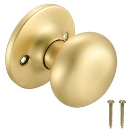 Design House 726950 Cambridge Dummy Door Knob Satin Gold