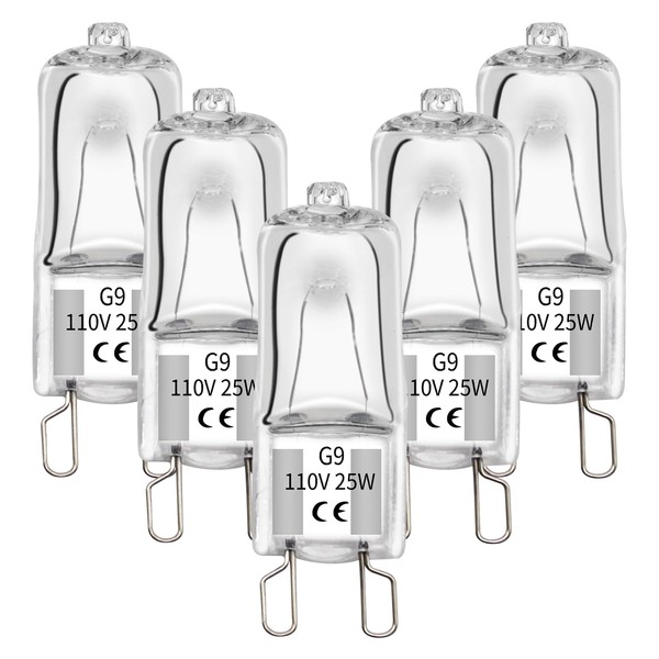 G9 Heat Lamp Bulbs for Reptiles and Amphibian Tanks,2 Pin