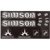 Transparent Simson S51B Sticker IFA Electronic Tank Side Cover Light
