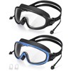 seasprint Swim Goggles, Wide View Clear View Swimming Goggles for