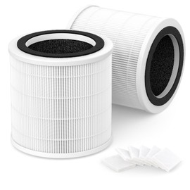 H7126 Replacement Filter Compatible with GoveeLife Mini Air Purifier H7126, 3-in-1 H13 True HEPA with 6 pcs Aroma Pads, H7126-RF, 2 Pack