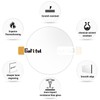 Gartful 50pcs Transparent Acrylic Sheet Circle - 1 inch, 0.12"