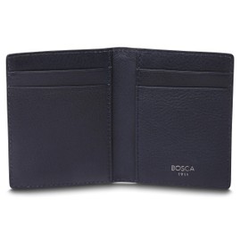 Bosca Navayo Deluxe Cartera de bolsillo frontal, Azul/Negro, Una talla, Navayo Deluxe - Cartera con bolsillo frontal