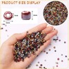 Yholin 10000pcs Glass Seed Beads Bulk,2mm 12/0 Craft Seed Beads