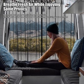 WingFly Moskitonetz Van mit Magnetismus, Van Insektennetz fr Mercedes Vito, Volkswagen Transporter und Volkswagen California, Magnetic Closure fr Insektenschutz Auto Wohnmobile, Wohnwagen (150 * 110cm)