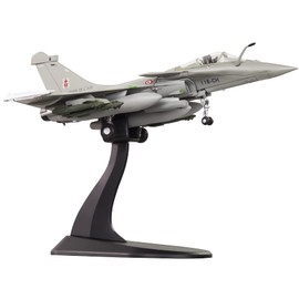 HANGOU 1/100 Dassault Rafale Model Fighter Jet Plane Model Alloy Diecast Model Aircraft for Gift or Collection Model
