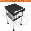 Grill Table Cart for Weber 22 inch Kettle 18in Charcoal