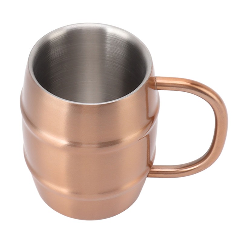 Stainless Steel Beer Mug Double Layer Insulation Multipurpose Safe Ergonomic