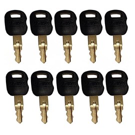 MaxLLTo 10 Pack Replacement 5P8500 Ignition Key for Caterpillar Industrial Construction Models 5P-8500 D0310072 D0310-072 2045-432 0310-072 0964753 0966198