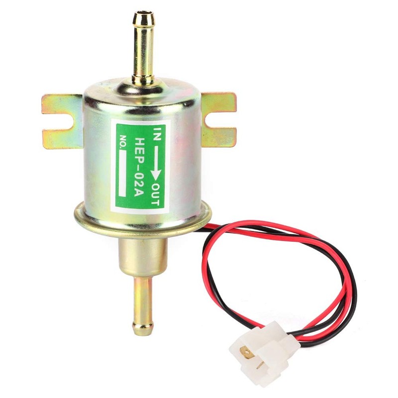 HEP-02A Universal High Performance Fuel Pump Metal Low Pressure Screw