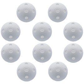EXEL Precision Series Floorball Balls - 10-Pack White