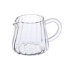 JIEJE Small Glass Pitcher, Glass Milk Pitcher, Glass Creamer Pitcher,