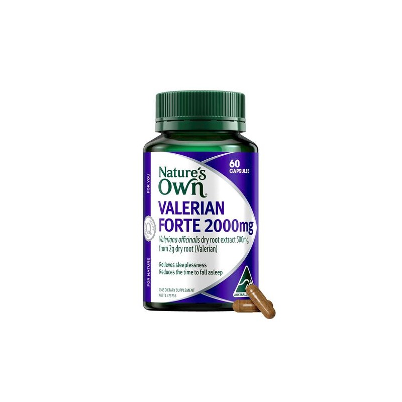 Nature's Own Valerian Forte 2000Mg 60 Capsules