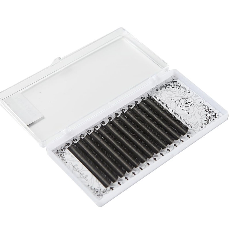 FELICIA Flat Lash Matte Eyelash Extensions Ultra Soft Single Matsueku