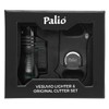Palio Vesuvio Lighter (Green) and Original Cigar Cutter (Black) Set