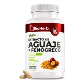 Bioherb®| Aguaje + Fenogreco - Potente Combinación 180 Caps