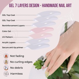 XODITO Fake Nails Set Y2K Long Square Matte 3D Candy Bear Love Decoration False Nail Tips, Press On Nails, Artificial Art Nails Finger Manicure for Women and Girls(CDJ0021-S)