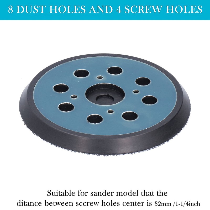 5 Inch Sanding Pad for Makita Sander Backing Pad 4