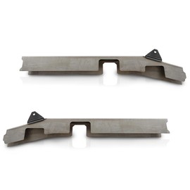 CNNELL Mid Frame Rust Repair w/Spring Mount Pair Compatible with Toyota Tacoma Regular Cab 2WD 4WD Prerunner 1996-2004 Black Driver & Passenger