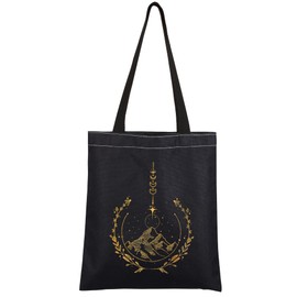 CMNIM A Court Of Thorns And Roses Gifts for Book Lover Tote Bag City of Starlight Night Court Gift for The Rhysand Fan Girl (City of Starlight Black TB)