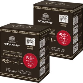 Ueshima Coffee One Drip Coffee, Peru in the Sky (0.4 oz (12 g) x 5 Ps, 2 Packs