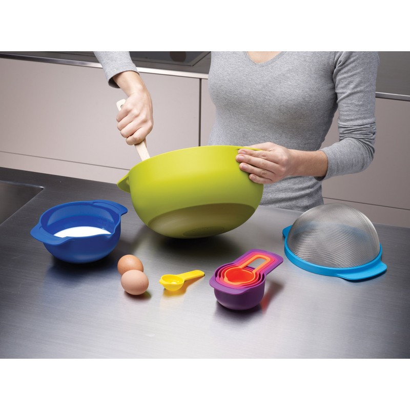 Joseph Joseph Nest 9 Plus, 9 Piece Compact Food Preparation