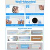 WONICO Toothbrush Holders for Bathroom, Smart Toothbrush Holder Tooth Brush