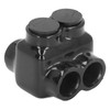 Multi Cable Connector 2 Port Insulated Vinyl Coated Aluminum Dual