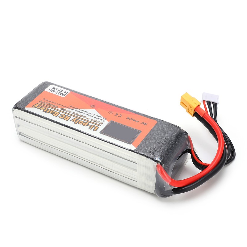 14.8V 5000mAh 40C 4S XT60 Plug LiPo Battery for FPV