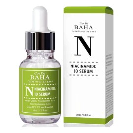 Sérum Facial Cos de Baha de Niacinamida 10% y Zinc 1% para Piel Normal y Poros