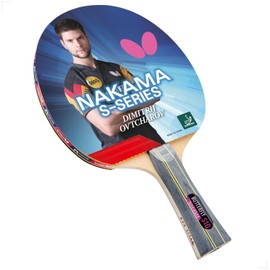 Butterfly Nakama S-10 Table Tennis Racket – ITTF Approved Butterfly Ping Pong Paddle – Wakaba Table Tennis Rubber and Thick Sponge Layer Ping Pong Racket – 2 Ping Pong Balls Included