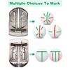 AINTY Golf Ball Marker, 2-Pack Golf Ball Line Drawing Marking