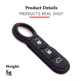 Car Key Keypad, 2 Pieces, Car Key Keypad, 3 Buttons, Compatible with Opel 500 Ducato Punto Peugeot Boxer Citroen Jumper