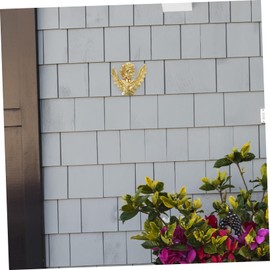 Garneck Vintage Golden Cherub Wall Hanging Decoration Angel Wall Sculpture Vivid Angel Adornment Resin Craft Decor Decorative Figurine for Home Angel Shape Resin Ornament Wall Decorations