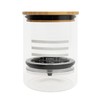 Cannascape Glass Herb Stash Jar Storage Canister - Airtight Container