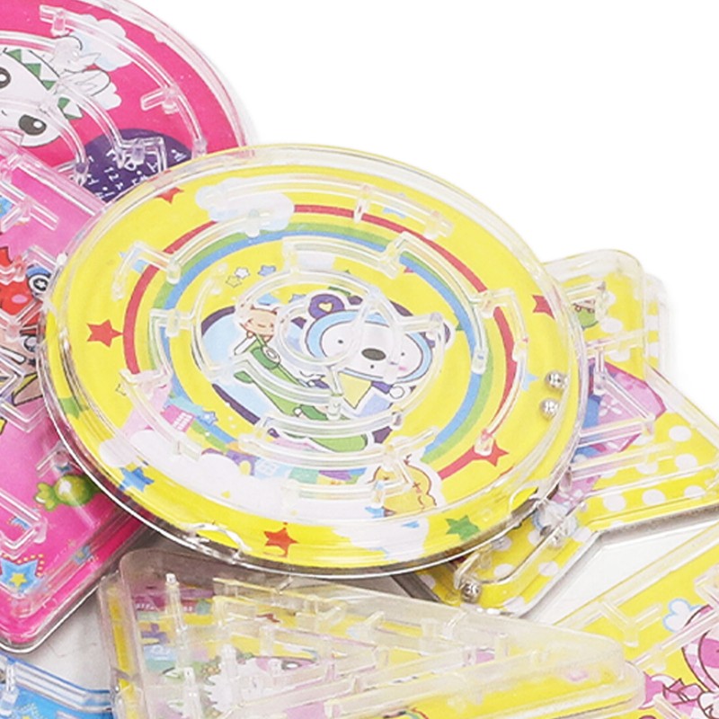 60pcs Balanced Ball Maze Toys Mini Maze Puzzle Games Palm