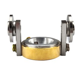 Plasma Cutting Roller Guide Wheel Spacer Cutting Roller Brass Welding Torch Wheel Plasma Cutter Circle for Plasma Cutter 40A/PT31 22-45mm Two Screw Positioning (Inner diameter: 18-23mm)