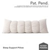 Ailuteie Pat. Pend. Long Bed Pillow for Adults and Side