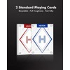 HEITOK Poker Set with Denominations, 300-pcs 11.5g Weighted Numbered Chips,