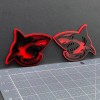 Emblem Badge 2PCS Shark Emblem Badges – 3D Aggressive Racing