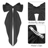 Hair Clips with Big Bow Soft Silky Satin Hair Clip