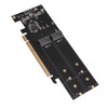 Quad M.2 NVMe to PCIe 4.0 X16 Adapter 4 Port